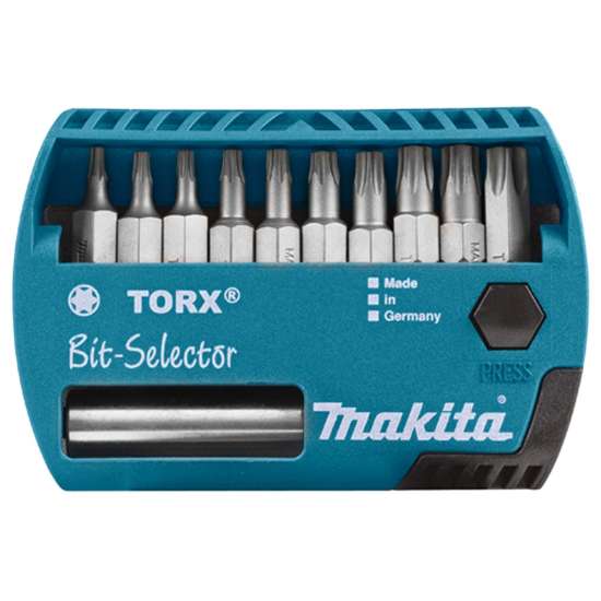 Afbeeldingen van Makita Schroefbitset 11-Dlg Torx P-53768