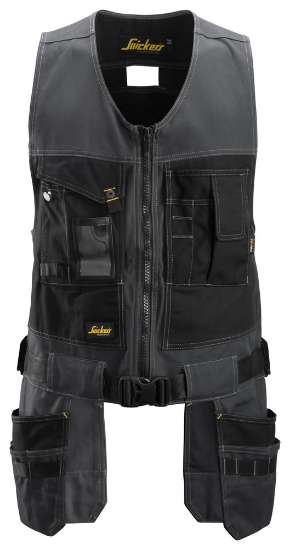 Afbeeldingen van Snickers toolvest 4254-5804 maat XL staalgrijs