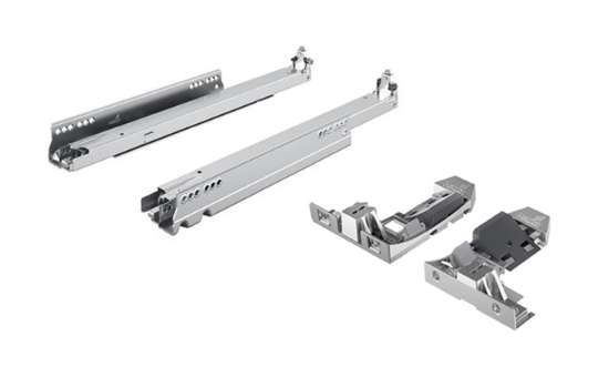 Afbeeldingen van Hettich geleiderset inclusief koppeling Actro 5D - nominale lengte 300mm - 10kg