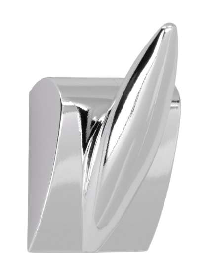 Afbeeldingen van Siro Kapstokhaak kunststof - L 56mm/H 39mm/B 34mm - chroom glanzend 