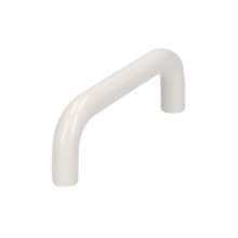Afbeeldingen van Siro Meubelgreep kunststof - boorafstand 64mm/L 73mm/H 28mm/B 9mm - wit 