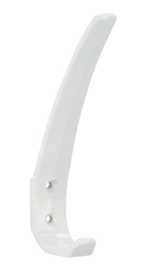 Afbeeldingen van Siro Kapstokhaak kunststof - boorafstand 20mm/L 144mm/H 79mm/B 22mm - wit 