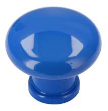 Afbeeldingen van Siro Meubelknop kunststof - L 32mm/H 27mm/B 32mm - blauw 