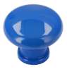 Afbeeldingen van Siro Meubelknop kunststof - L 32mm/H 27mm/B 32mm - blauw 