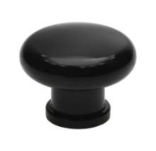 Afbeeldingen van Siro Meubelknop kunststof - L 40mm/H 31mm/B 40mm - zwart 