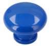 Afbeeldingen van Siro Meubelknop kunststof - L 40mm/H 31mm/B 40mm - blauw 
