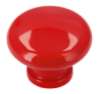 Afbeeldingen van Siro Meubelknop kunststof - L 40mm/H 31mm/B 40mm - rood 