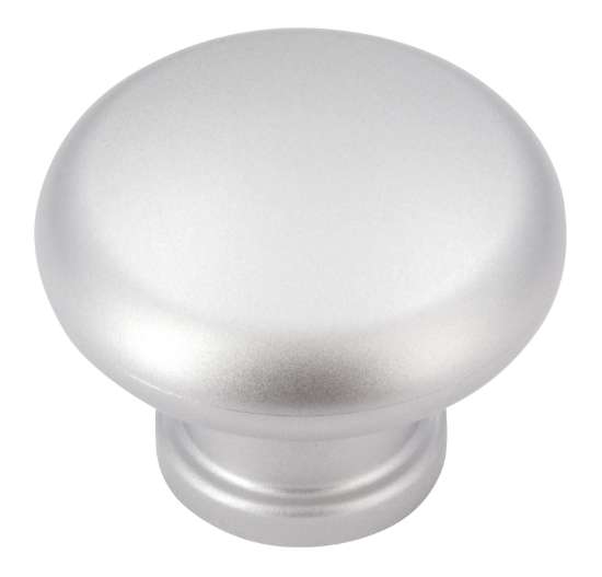 Afbeeldingen van Siro Meubelknop kunststof - L 40mm/H 31mm/B 40mm - aluminium 