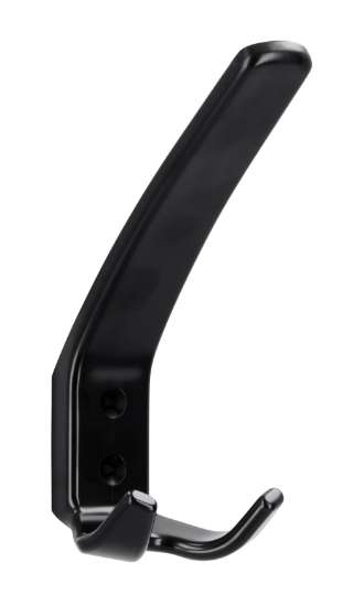 Afbeeldingen van Siro Kapstokhaak kunststof - boorafstand 20mm/L 150mm/H 96mm/B 57mm - zwart 