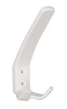 Afbeeldingen van Siro Kapstokhaak kunststof - boorafstand 20mm/L 150mm/H 96mm/B 57mm - wit 