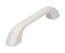 Afbeeldingen van Siro Meubelgreep kunststof - boorafstand 96mm/L 128mm/H 24mm/B 18mm - wit 
