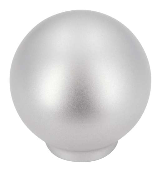 Afbeeldingen van Siro Meubelknop kunststof - L 34mm/H 35mm/B 34mm - aluminium 