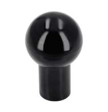 Afbeeldingen van Siro Meubelknop kunststof - L 15mm/H 24mm/B 15mm - zwart 