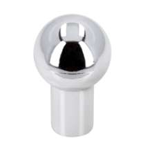 Afbeeldingen van Siro Meubelknop kunststof - L 15mm/H 24mm/B 15mm - chroom glanzend 