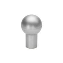 Afbeeldingen van Siro Meubelknop kunststof - L 15mm/H 24mm/B 15mm - aluminium 