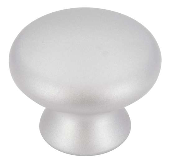 Afbeeldingen van Siro Meubelknop kunststof - L 39mm/H 31mm/B 39mm - aluminium 