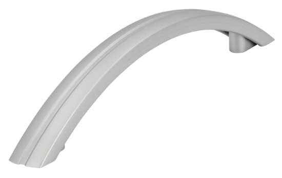 Afbeeldingen van Siro Meubelgreep kunststof - boorafstand 128mm/L 167mm/H 32mm/B 16mm - aluminium 