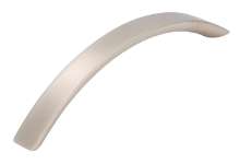 Afbeeldingen van Siro Meubelgreep metaal - boorafstand 128mm/L 146mm/H 30mm/B 15mm - nikkel mat 