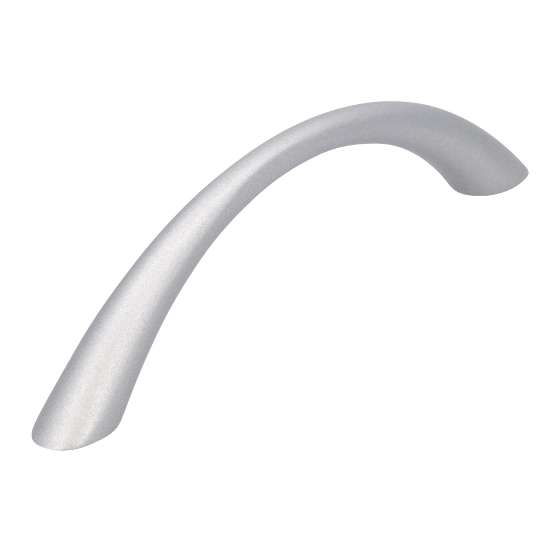 Afbeeldingen van Siro Meubelgreep metaal - boorafstand 96mm/L 113mm/H 27mm/B 11mm - aluminium 