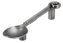 Afbeeldingen van Siro Meubelgreep metaal - boorafstand 64mm/L 108mm/H 23mm/B 28mm - tin 