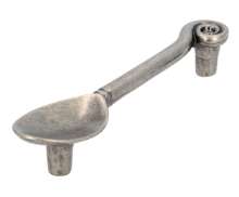 Afbeeldingen van Siro Meubelgreep metaal - boorafstand 96mm/L 125mm/H 25mm/B 30mm - tin 
