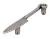 Afbeeldingen van Siro Meubelgreep metaal - boorafstand 96mm/L 139mm/H 23mm/B 19mm - tin 