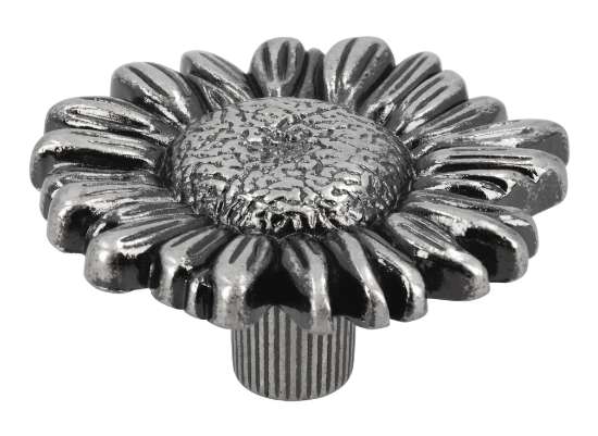 Afbeeldingen van Siro Meubelknop metaal - L 47mm/H 24mm/B 47mm - antiek zilver 