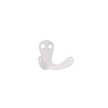 Afbeeldingen van Siro Kapstokhaak metaal - boorafstand 8mm/L 33mm/H 22mm/B 44mm - wit 