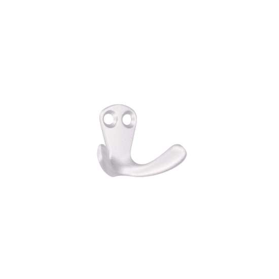 Afbeeldingen van Siro Kapstokhaak metaal - boorafstand 8mm/L 33mm/H 22mm/B 44mm - aluminium 