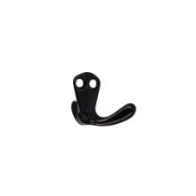 Afbeeldingen van Siro Kapstokhaak metaal - boorafstand 8mm/L 33mm/H 22mm/B 44mm - zwart 