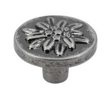 Afbeeldingen van Siro Meubelknop metaal - L 22mm/H 15mm/B 22mm - antiek zilver 