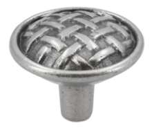 Afbeeldingen van Siro Meubelknop metaal - L 41mm/H 32mm/B 41mm - antiek zilver 