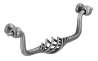 Afbeeldingen van Siro Hangende handgreep metaal - boorafstand 128mm/L 149mm/H 30mm/B 50mm - antiek tin 
