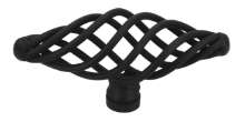 Afbeeldingen van Siro Meubelknop metaal - L 74mm/H 35mm/B 27mm - mat zwart 