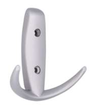 Afbeeldingen van Siro Kapstokhaak metaal - boorafstand 32mm/L 80mm/H 30mm/B 73mm - aluminium 