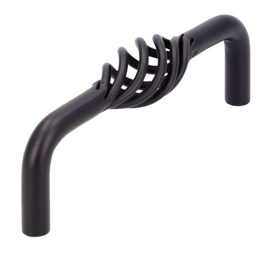 Afbeeldingen van Siro Meubelgreep metaal - boorafstand 96mm/L 104mm/H 38mm/B 20mm - mat zwart 