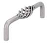 Afbeeldingen van Siro Meubelgreep metaal - boorafstand 96mm/L 104mm/H 38mm/B 20mm - antiek tin 