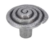 Afbeeldingen van Siro Meubelknop metaal - L 33mm/H 23mm/B 33mm - antiek tin 