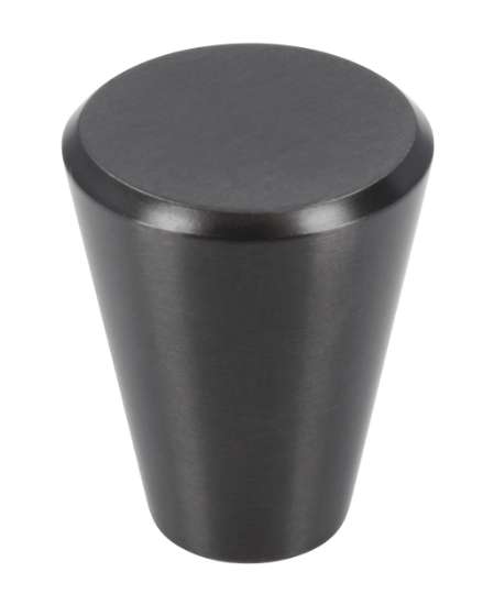 Afbeeldingen van Siro Meubelknop metaal - L 20mm/H 24mm/B 20mm - grafiet zwart donker 