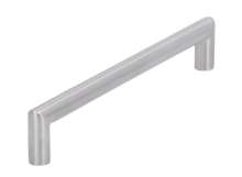 Afbeeldingen van Siro Meubelgreep metaal - boorafstand 192mm/L 205mm/H 33mm/B 13mm - RVS 