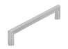 Afbeeldingen van Siro Meubelgreep metaal - boorafstand 192mm/L 205mm/H 33mm/B 13mm - RVS 