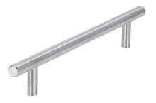 Afbeeldingen van Siro Meubelgreep metaal - boorafstand 160mm/L 216mm/H 31mm/B 10mm - RVS 