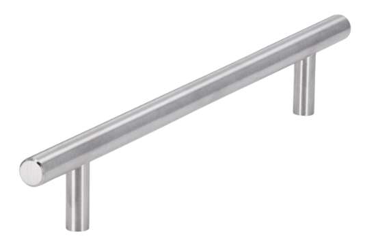Afbeeldingen van Siro Meubelgreep metaal - boorafstand 160mm/L 216mm/H 31mm/B 10mm - RVS 