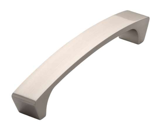 Afbeeldingen van Siro Meubelgreep metaal - boorafstand 128mm/L 149mm/H 28mm/B 20mm - RVS effect 