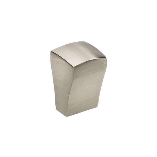 Afbeeldingen van Siro Meubelknop metaal - L 16mm/H 26mm/B 16mm - RVS effect 