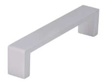 Afbeeldingen van Siro Meubelgreep metaal - boorafstand 128mm/L 138mm/H 30mm/B 20mm - mat aluminium 