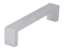 Afbeeldingen van Siro Meubelgreep metaal - boorafstand 128mm/L 138mm/H 30mm/B 20mm - mat aluminium 