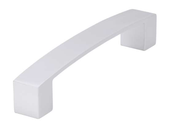 Afbeeldingen van Siro Meubelgreep metaal - boorafstand 128mm/L 146mm/H 29mm/B 20mm - mat aluminium 
