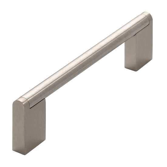 Afbeeldingen van Siro Meubelgreep metaal - boorafstand 128mm/L 148mm/H 38mm/B 10mm - RVS 