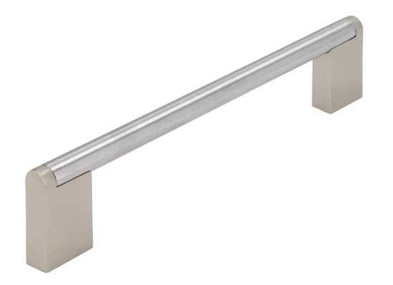 Afbeeldingen van Siro Meubelgreep metaal - boorafstand 160mm/L 166mm/H 38mm/B 10mm - RVS 